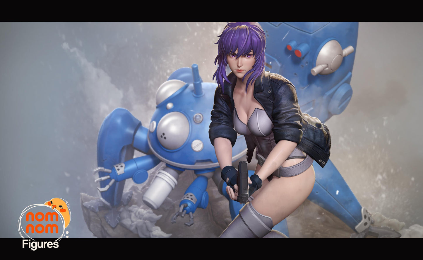 Motoko Statue Model Kit by Nomnom Figures