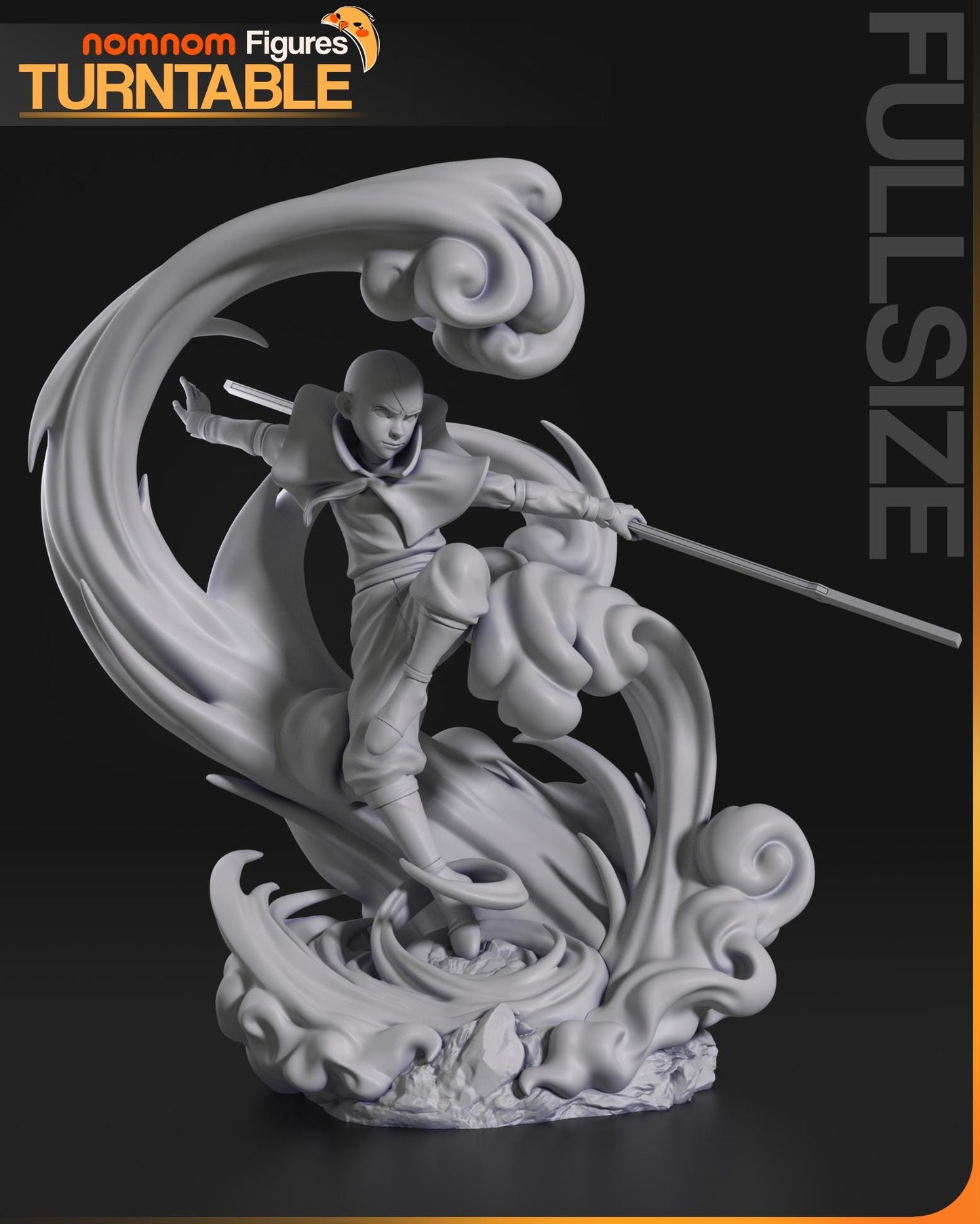 Air Monk Statue Model Kit by Nomnom Figures