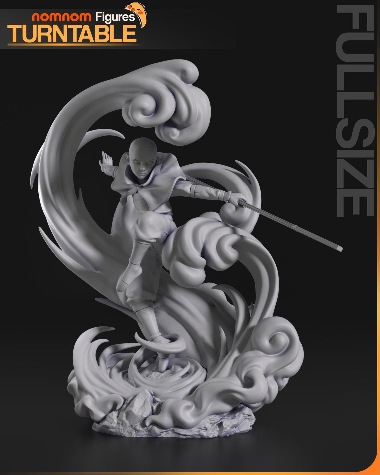 Air Monk Statue Model Kit by Nomnom Figures