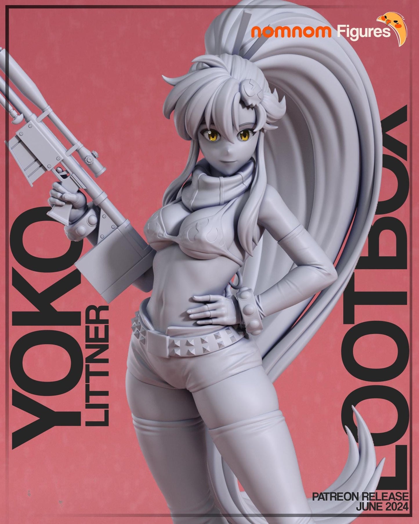 Yoko Statue Model Kit by Nomnom Figures