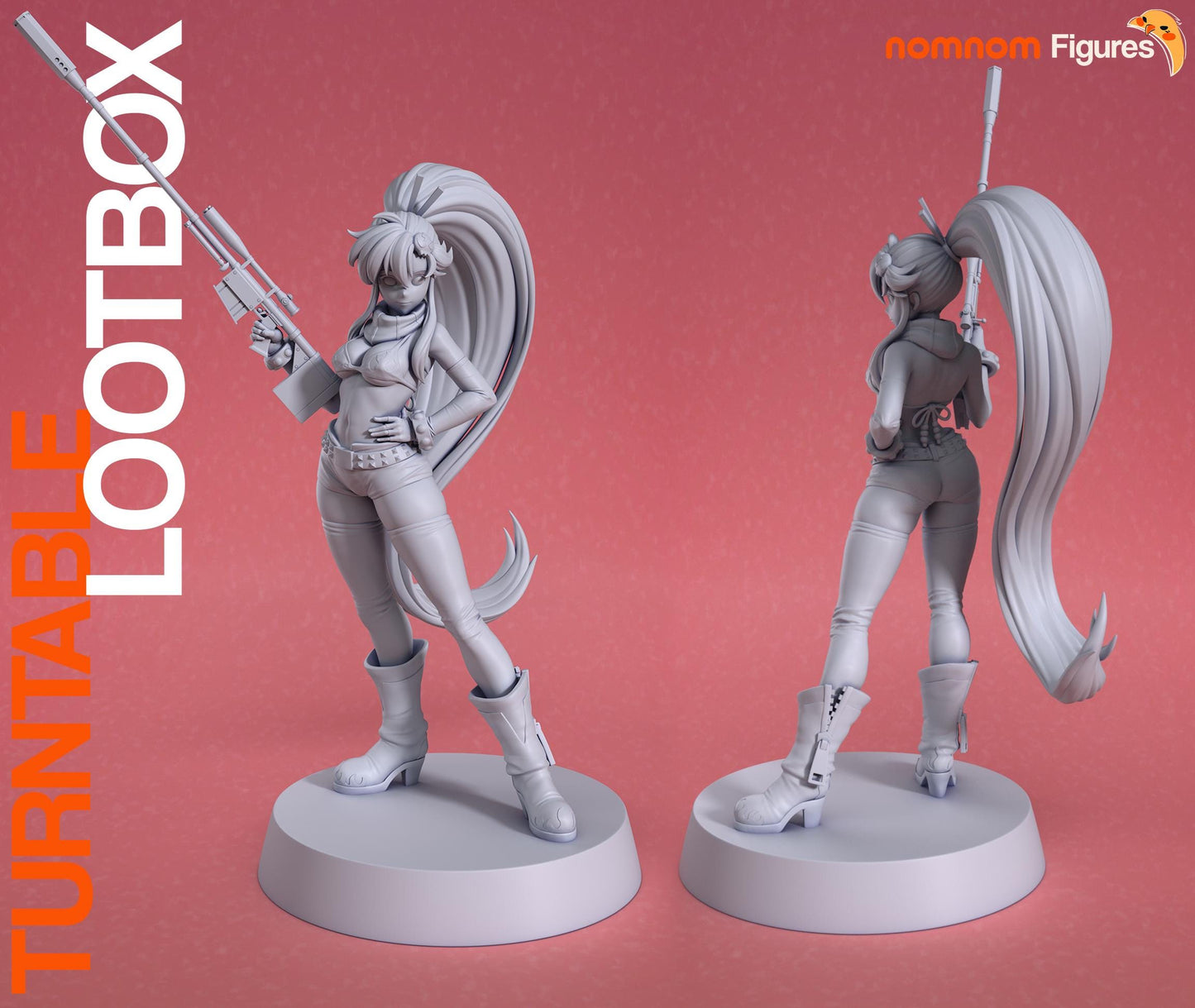 Yoko Statue Model Kit by Nomnom Figures