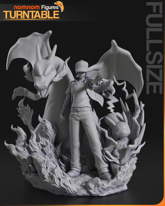 Red Trainer Statue Model Kit by Nomnom Figures