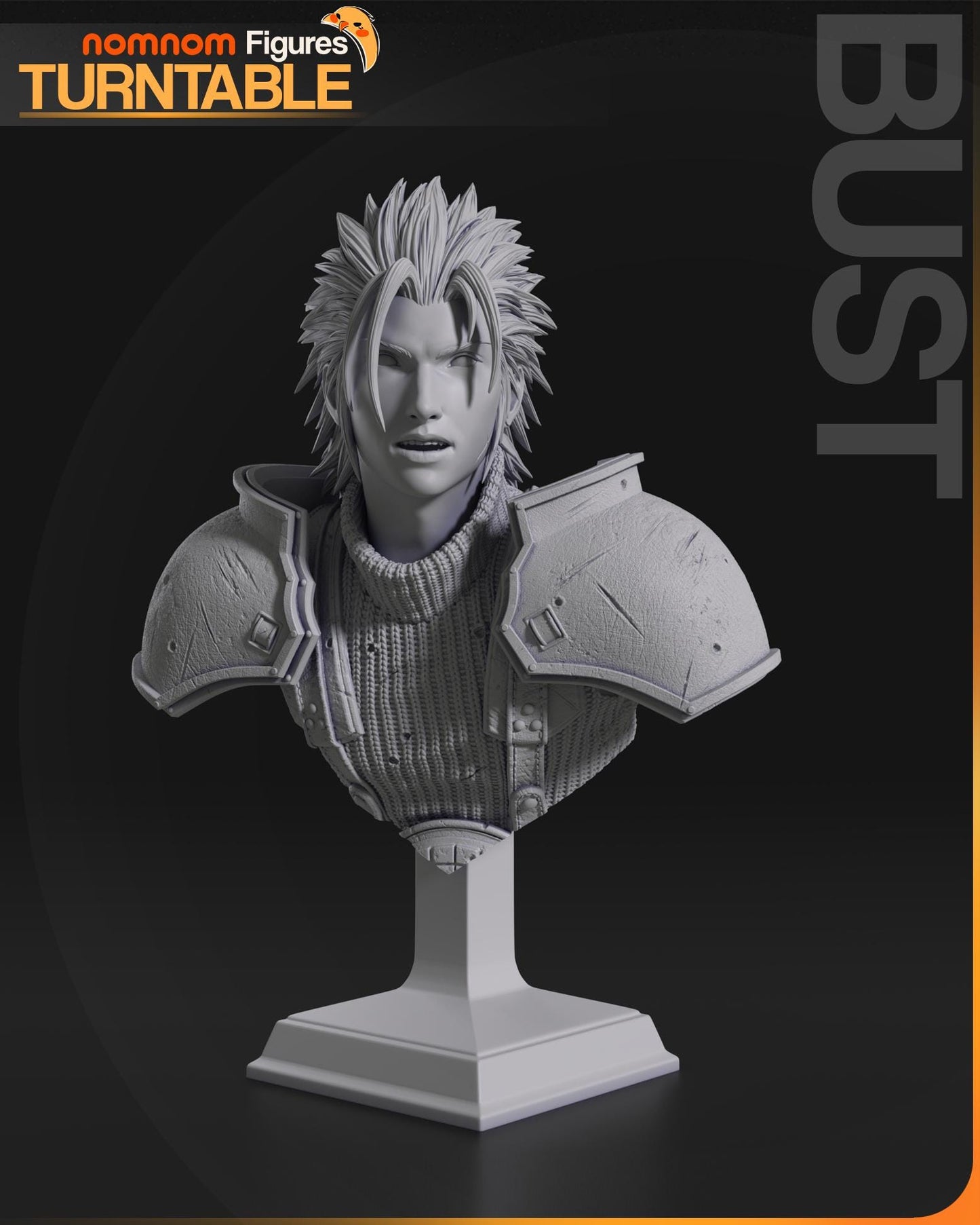 Zack Statue Model Kit by Nomnom Figures