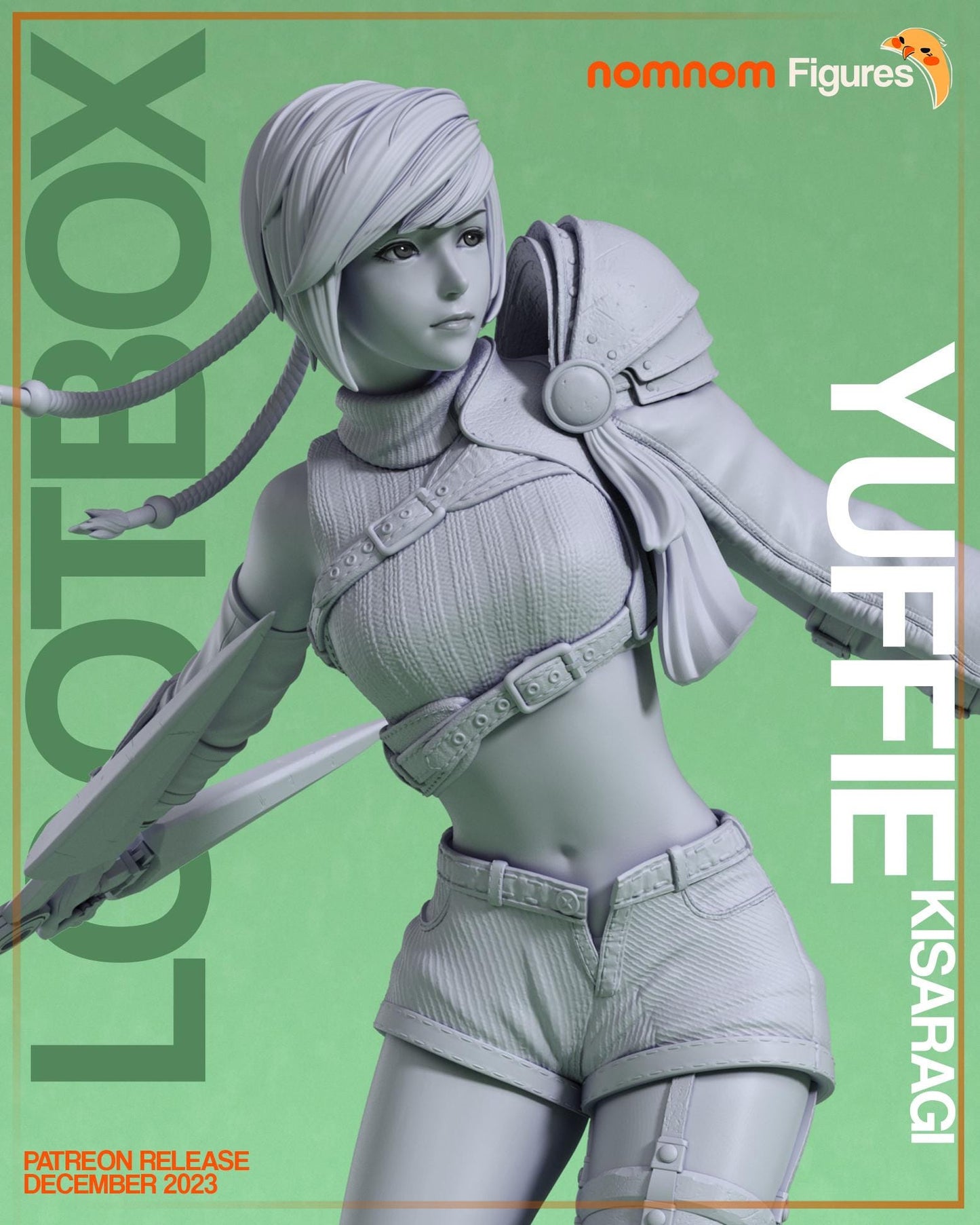 Yuffie Statue Model Kit by Nomnom Figures