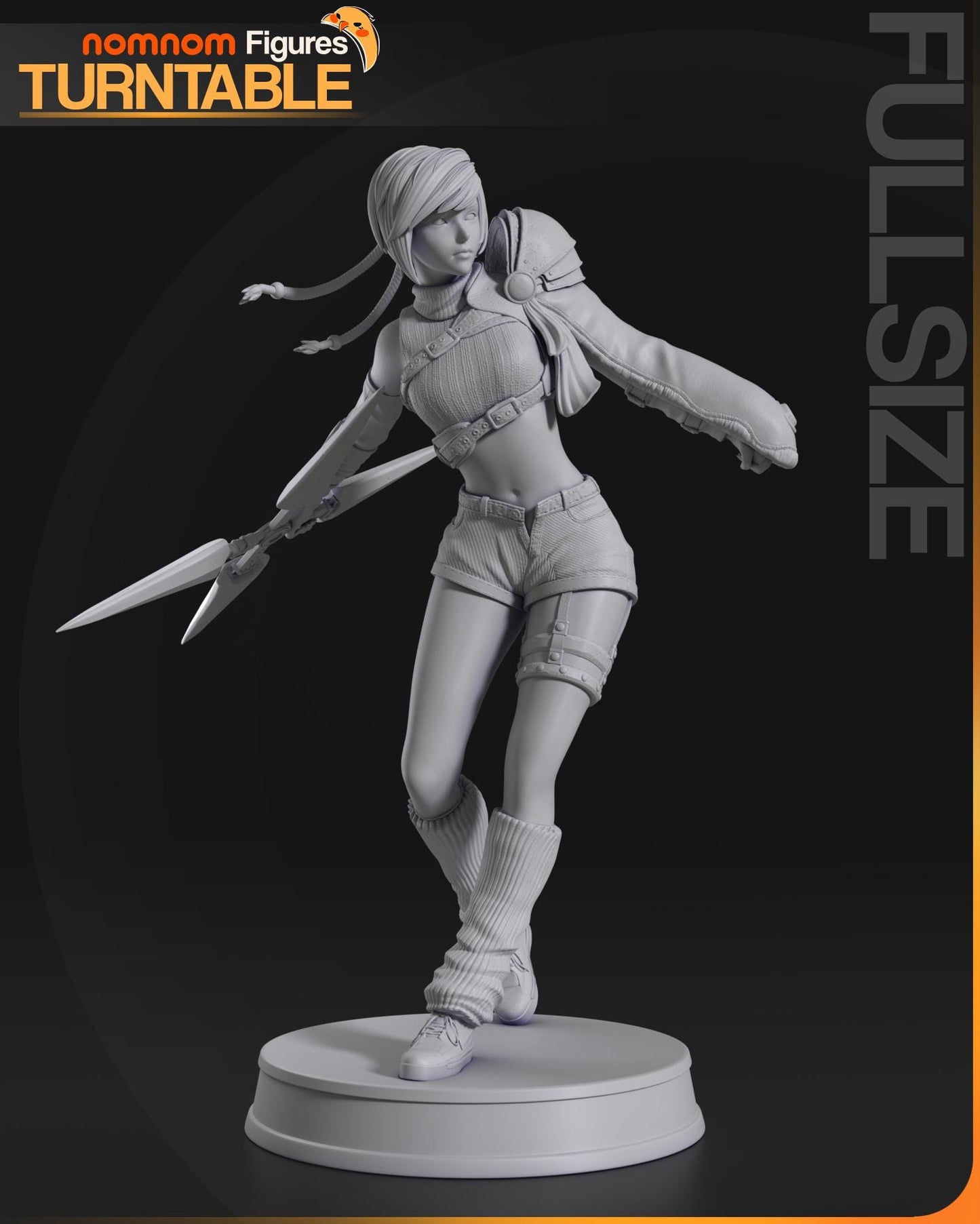 Yuffie Statue Model Kit by Nomnom Figures