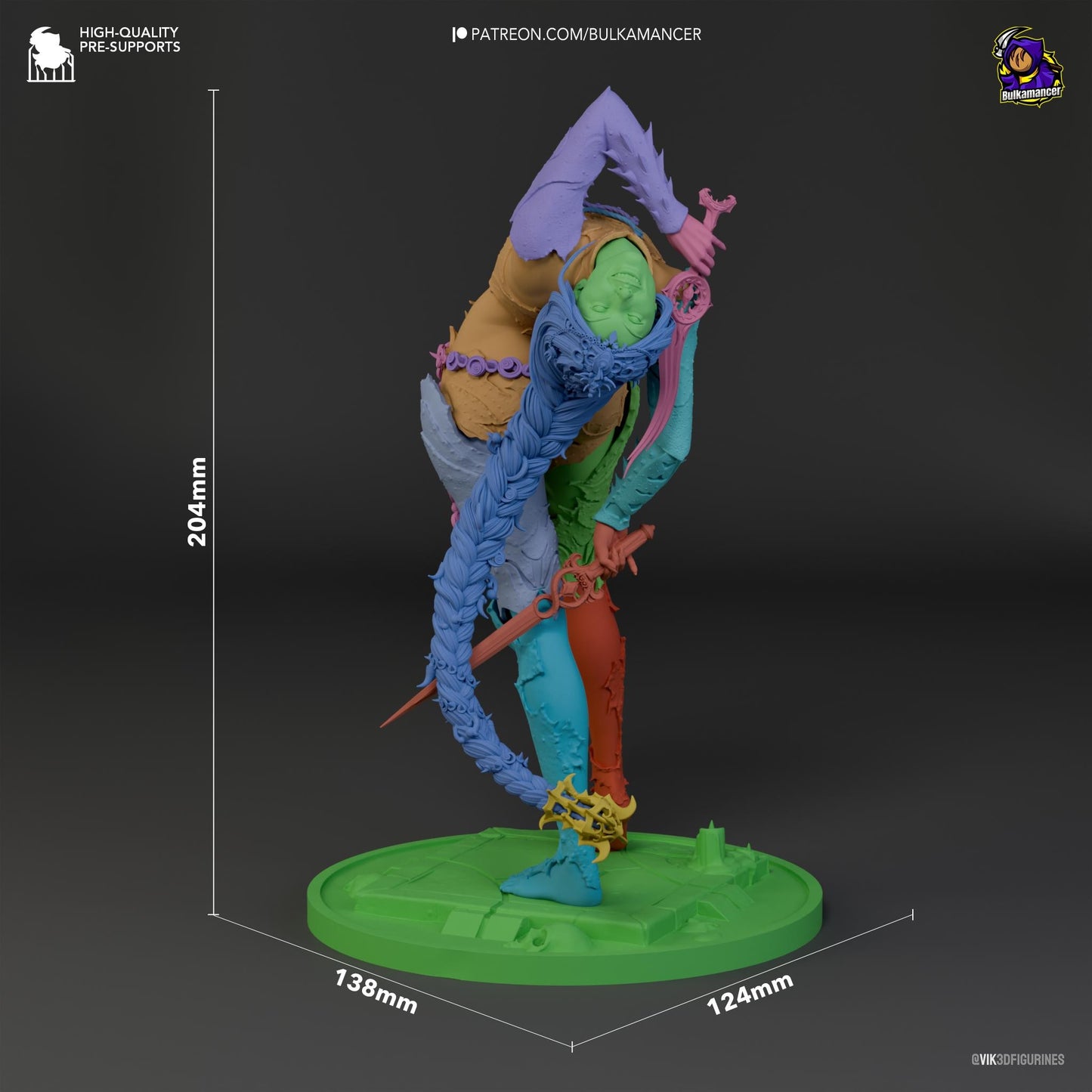 Adept of Murder Statue Model Kit by Bulkamancer Sculpts