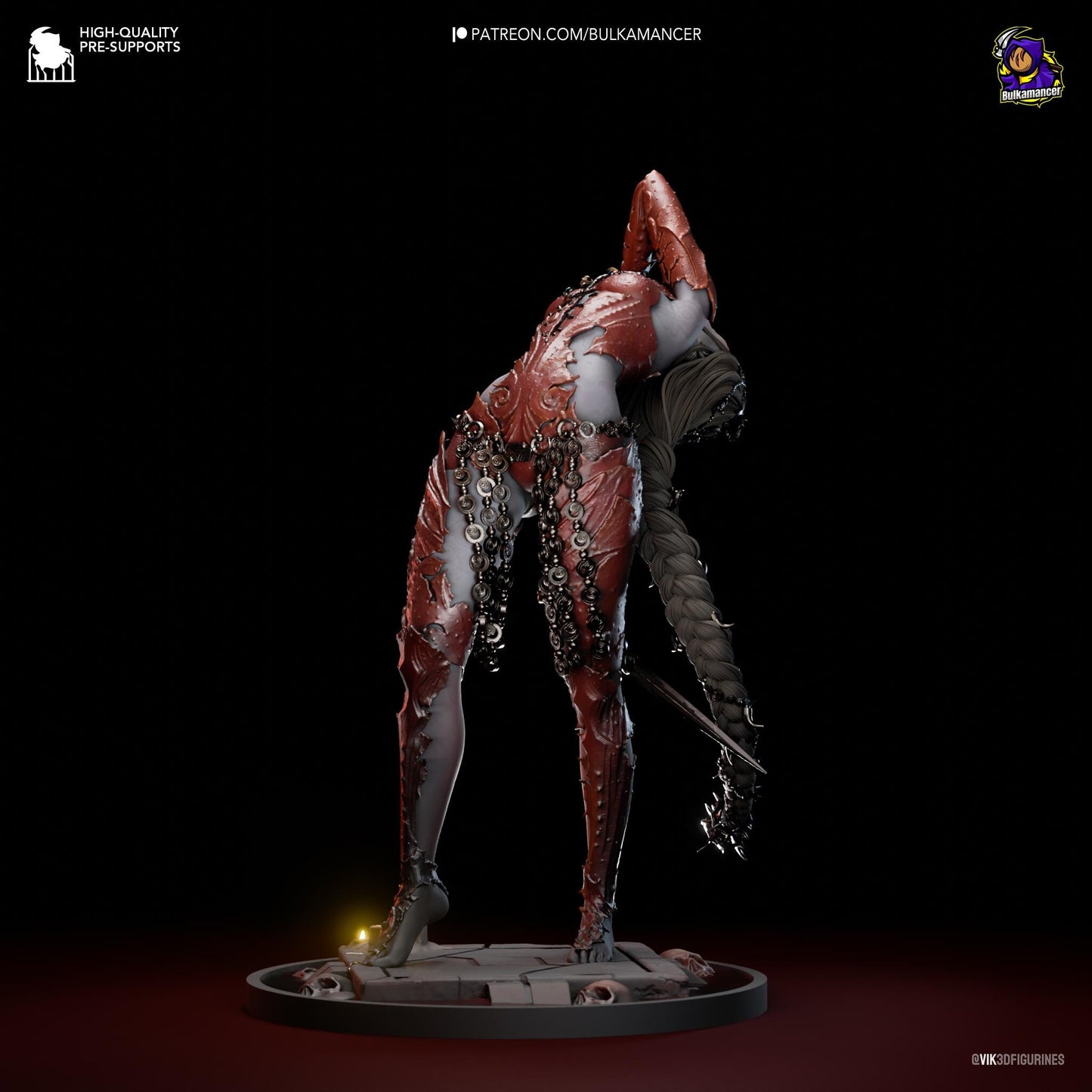 Adept of Murder Statue Model Kit by Bulkamancer Sculpts