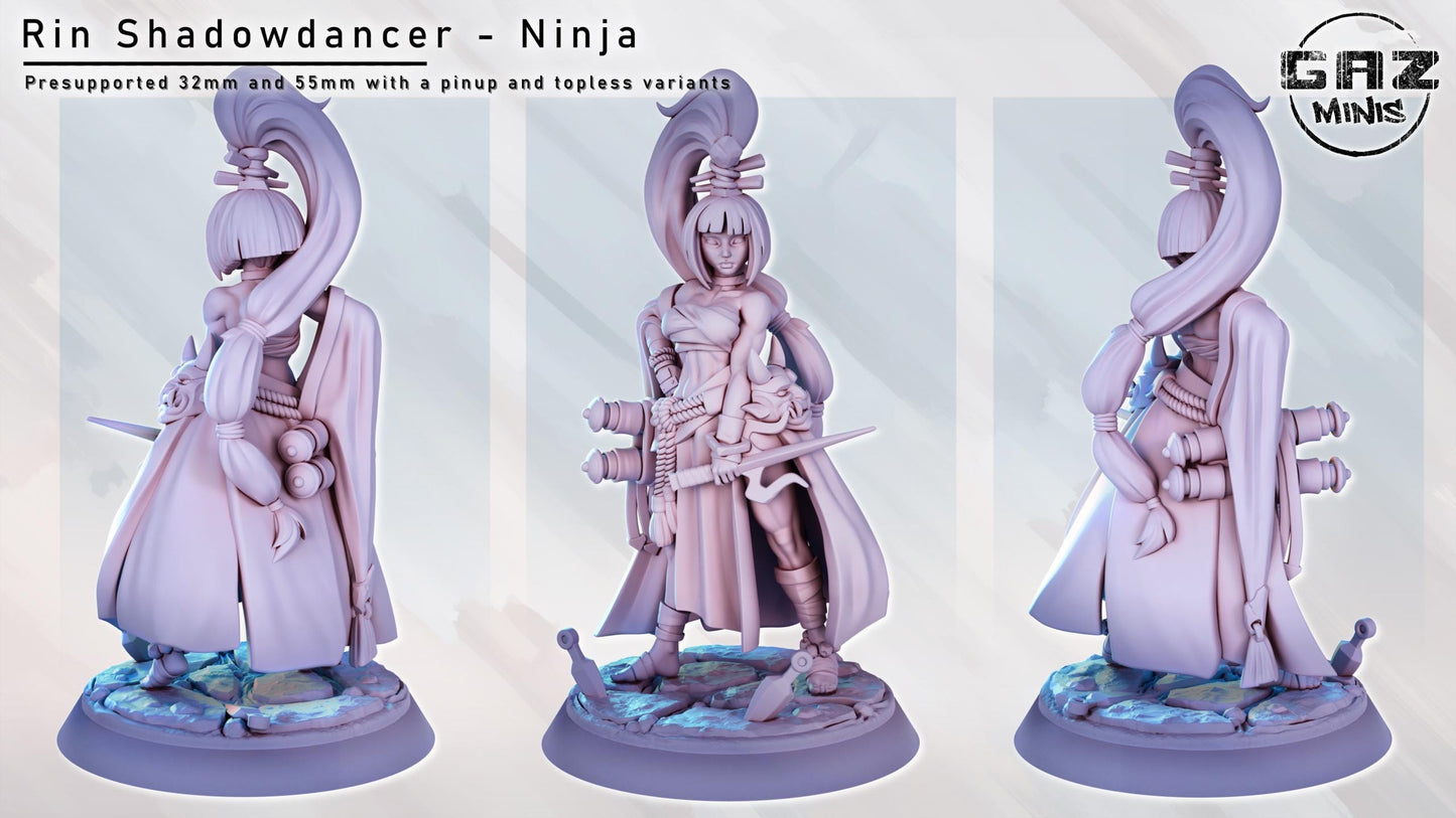 Rin Shadowdancer - Ninja by Gaz Minis