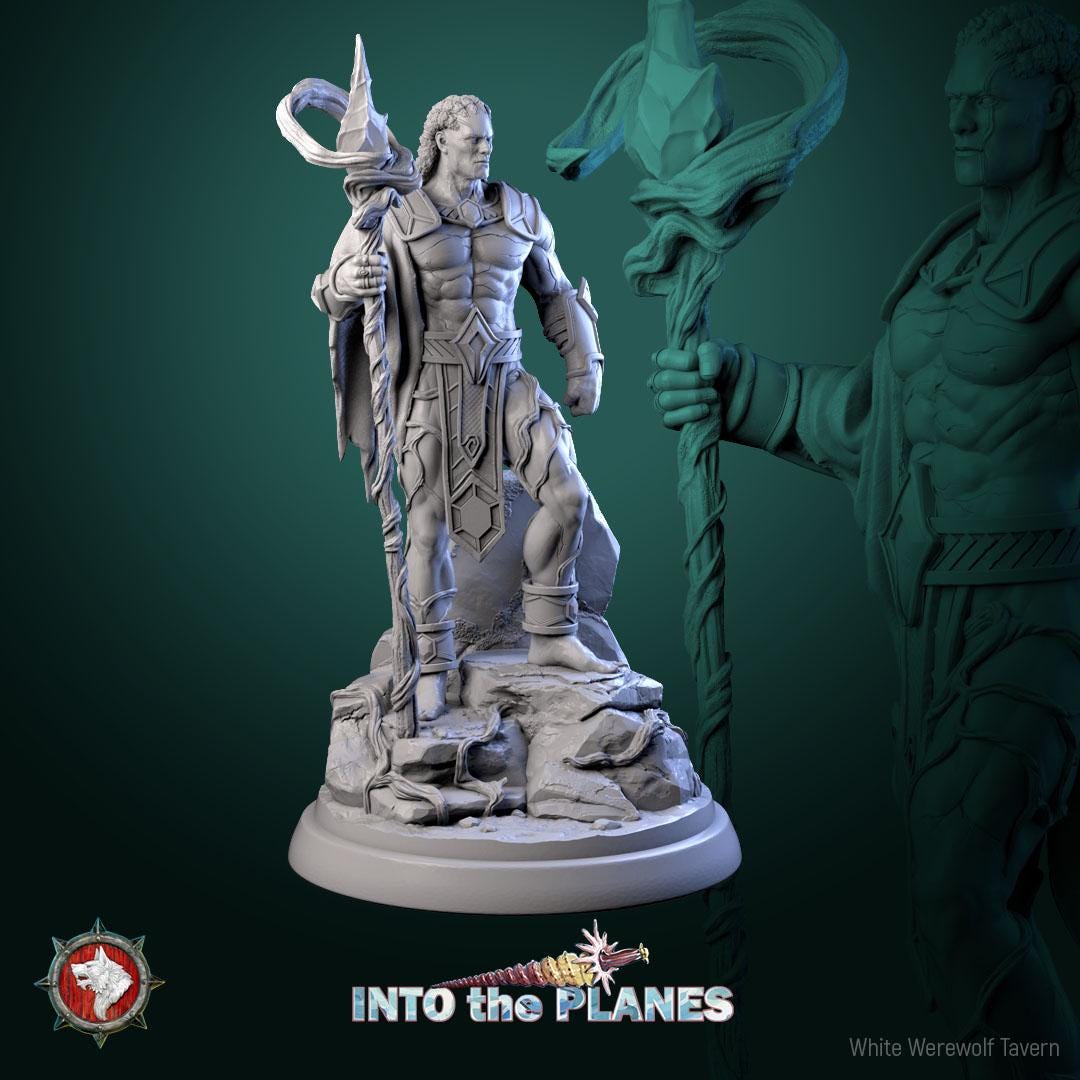 Rag the Earth Genasy from Into the Planes by White Werewolf Tavern Miniatures