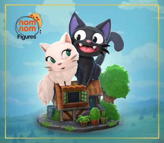 Chibi Jiji Statue Model Kit by Nom Nom Figures