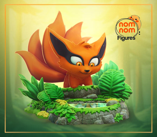 Chibi Kurama Statue Model Kit by Nom Nom Figures