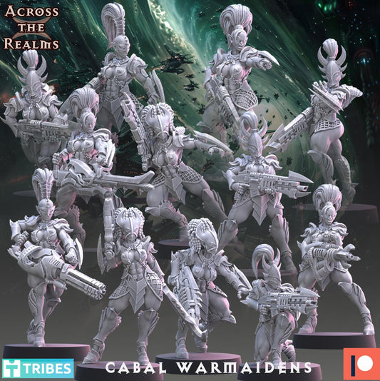 Cabal Warmaidens by Across the Realms Miniatures