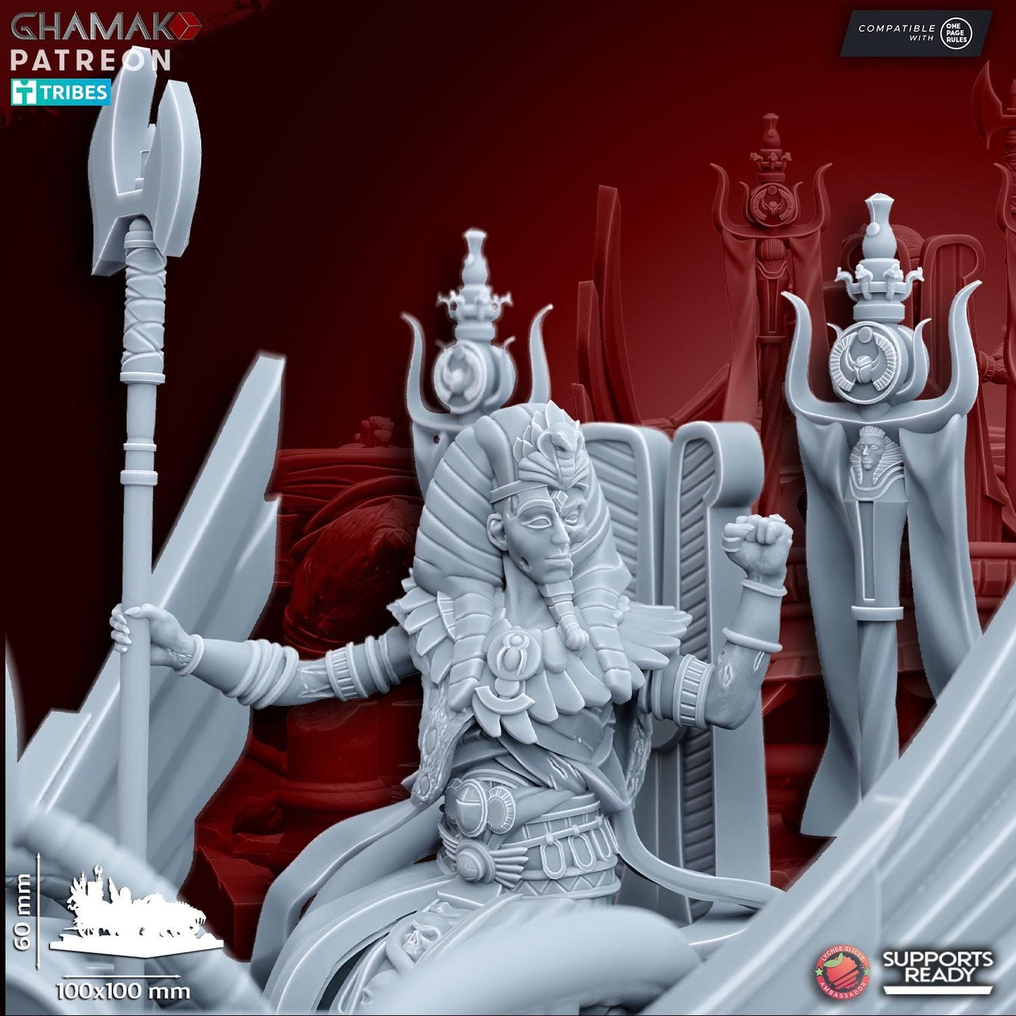 God King on Chariot by Ghamak Miniatures