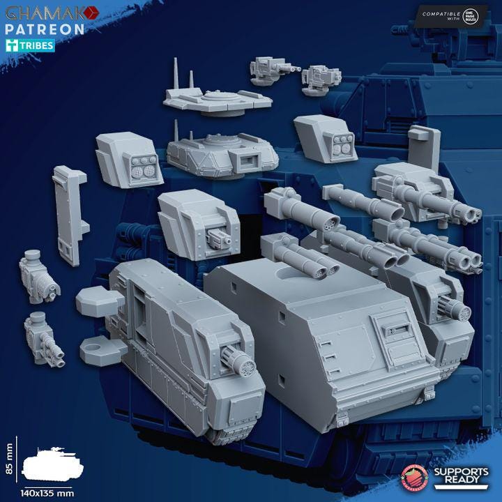 Tactical Tank by Ghamak Miniatures