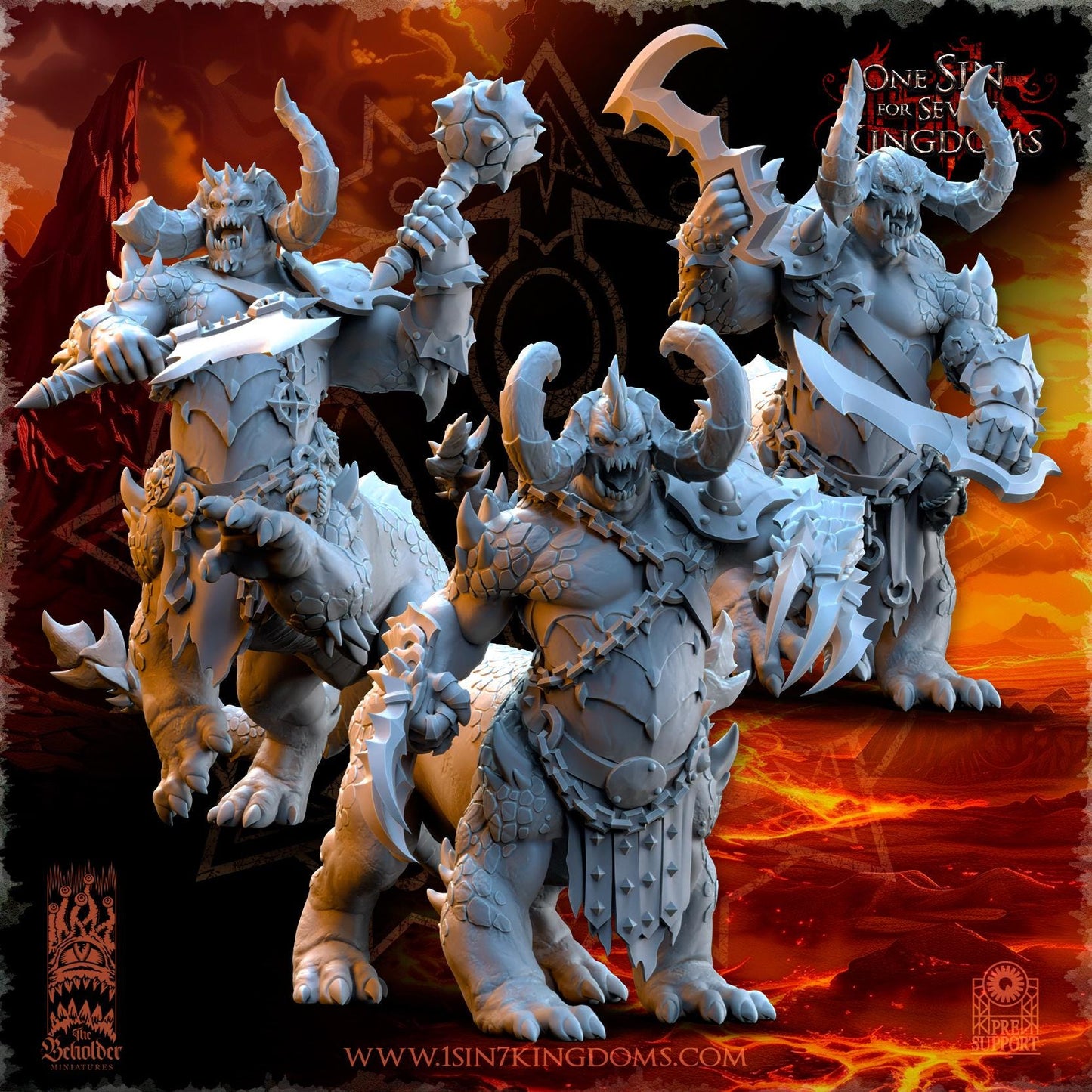 Realms of Mayhem Dragonards by Beholder Miniatures