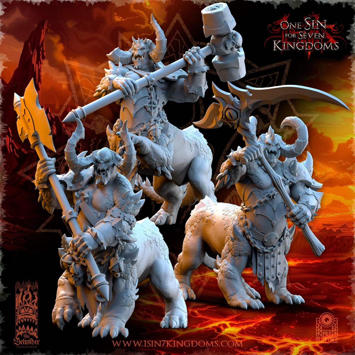 Realms of Mayhem Dragonards by Beholder Miniatures