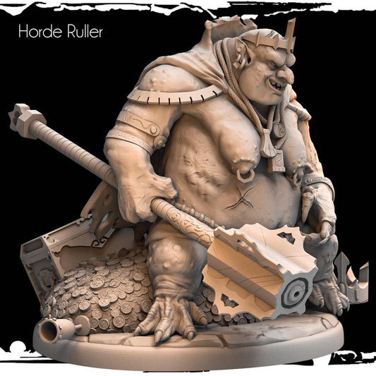 Goblin Ruler - Army of Darkness: Greenskins by Monolith Arts Miniatures