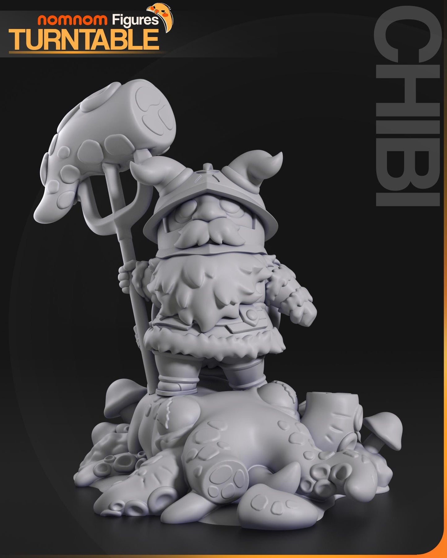 Chibi Dungeon Meshi Statue Model Kit by Nom Nom Figures