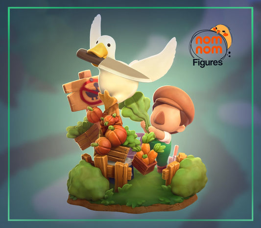 Chibi Goose Statue Model Kit by Nom Nom Figures