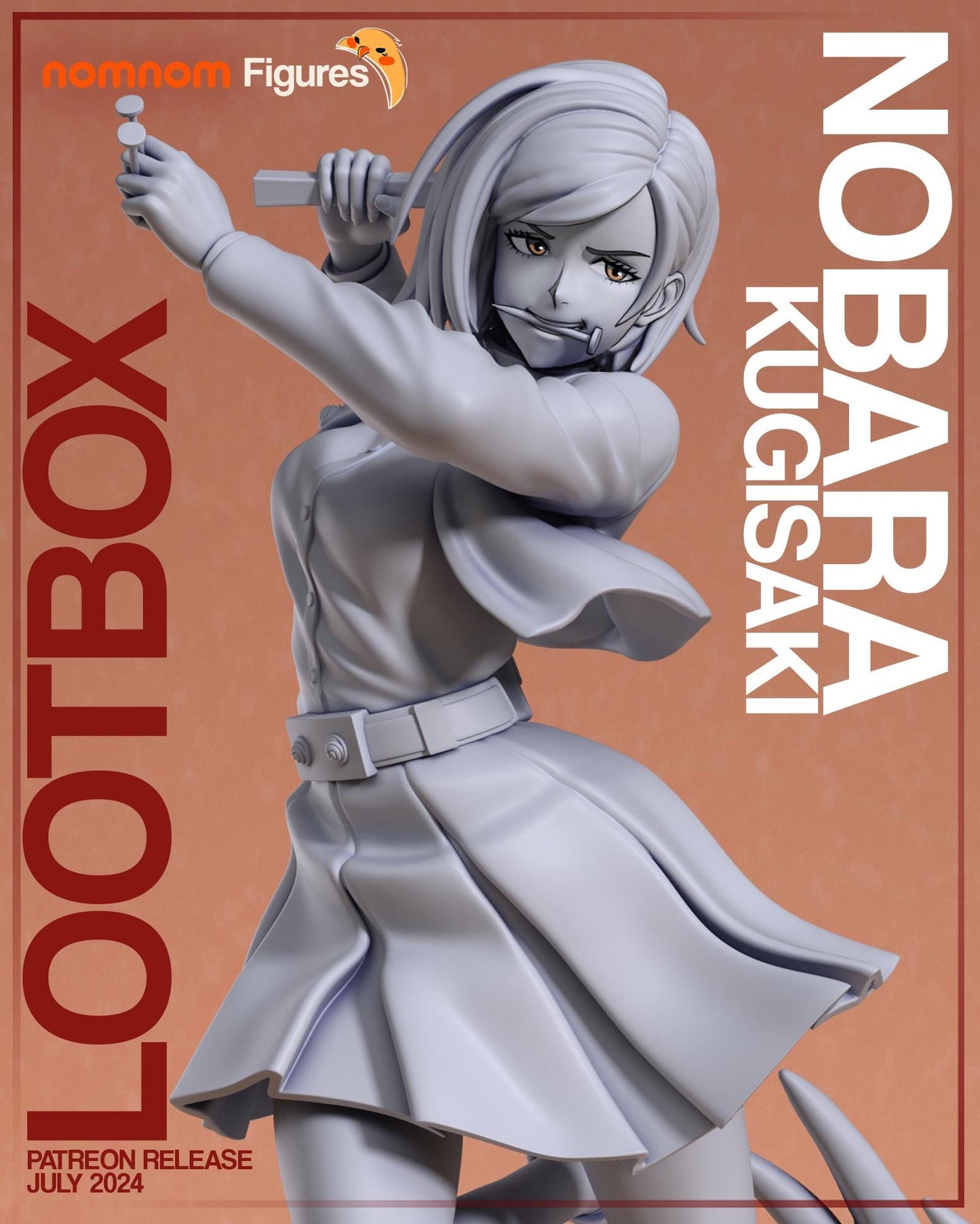 Nobara Statue Model Kit by Nomnom Figures