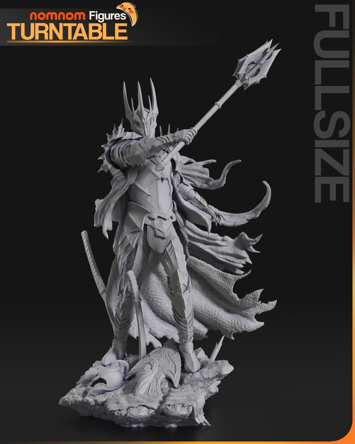 Dark Lord Statue Model Kit by Nomnom Figures