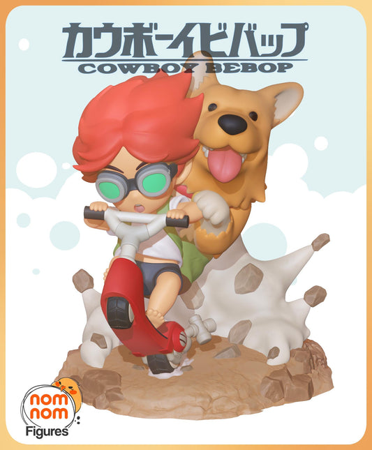 Chibi Edward & Ein Statue Model Kit by Nom Nom Figures