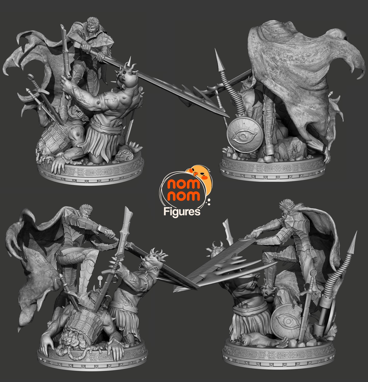 Guts Statue Model Kit by Nomnom Figures