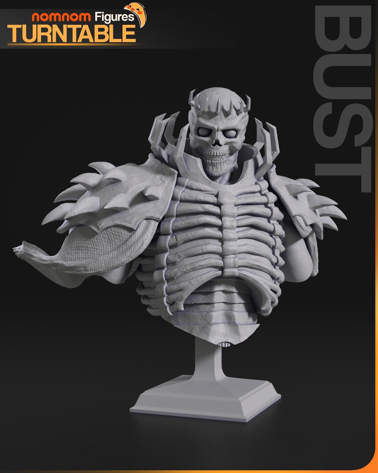 Skull Knight Statue Model Kit by Nomnom Figures