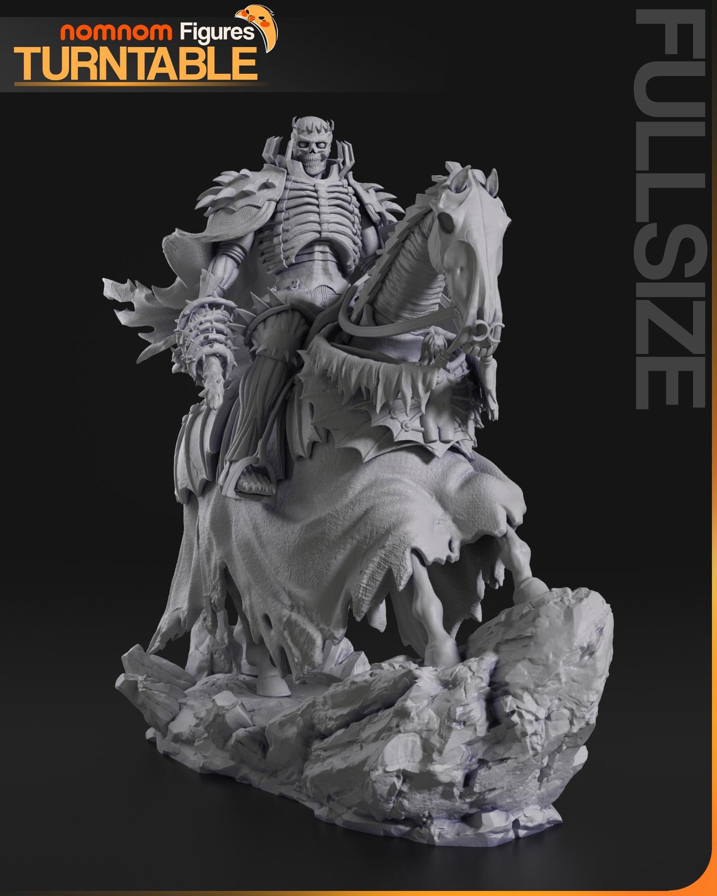 Skull Knight Statue Model Kit by Nomnom Figures