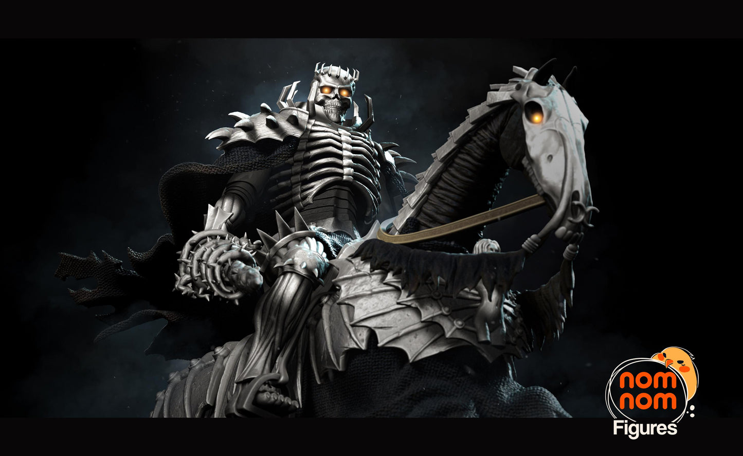 Skull Knight Statue Model Kit by Nomnom Figures