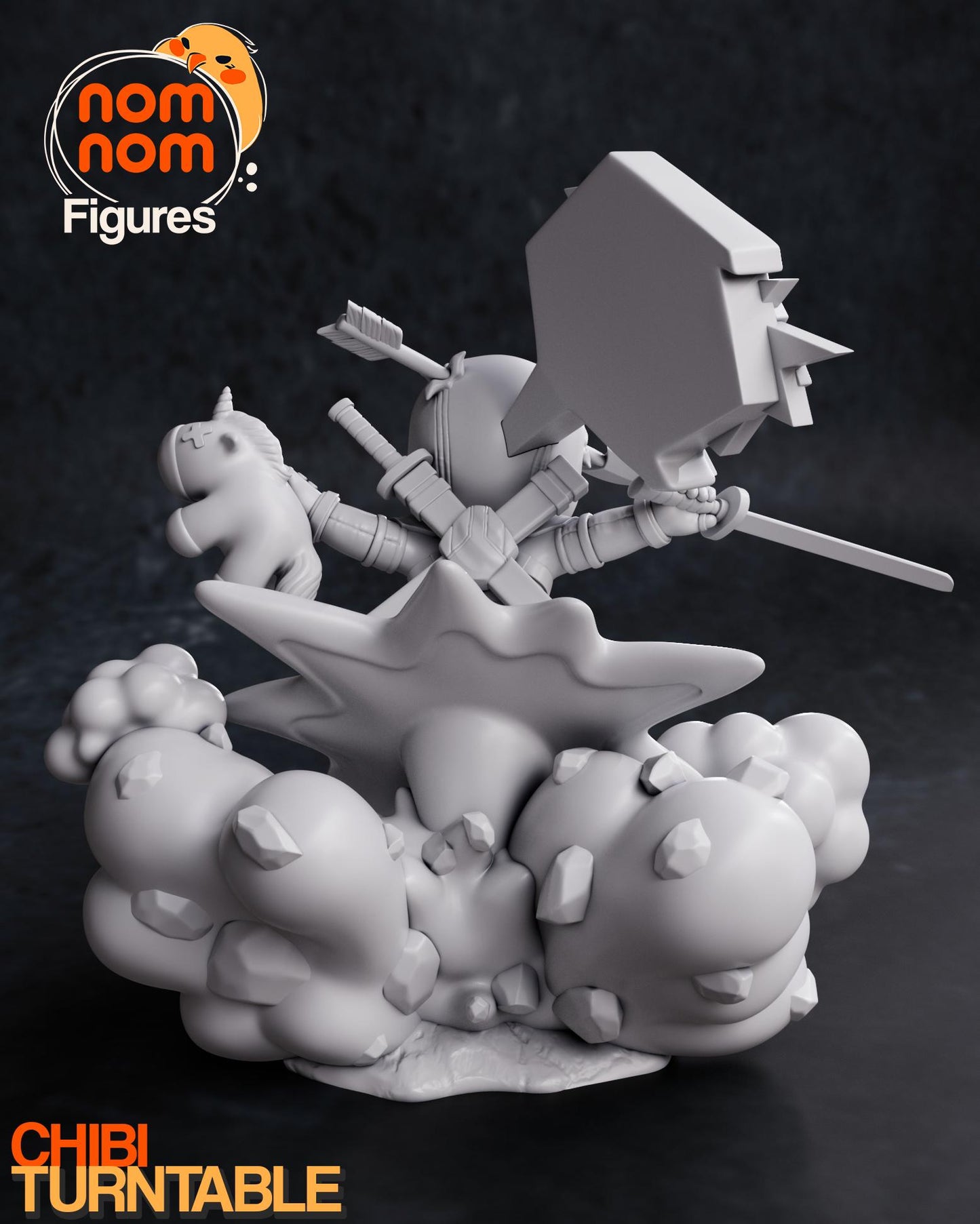 Chibi DP Statue Model Kit by Nomnom Figures