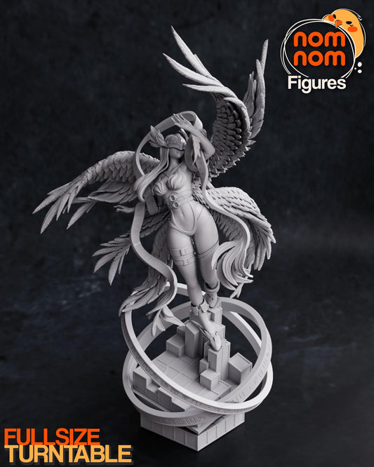 Angewoman Statue Model Kit by Nomnom Figures