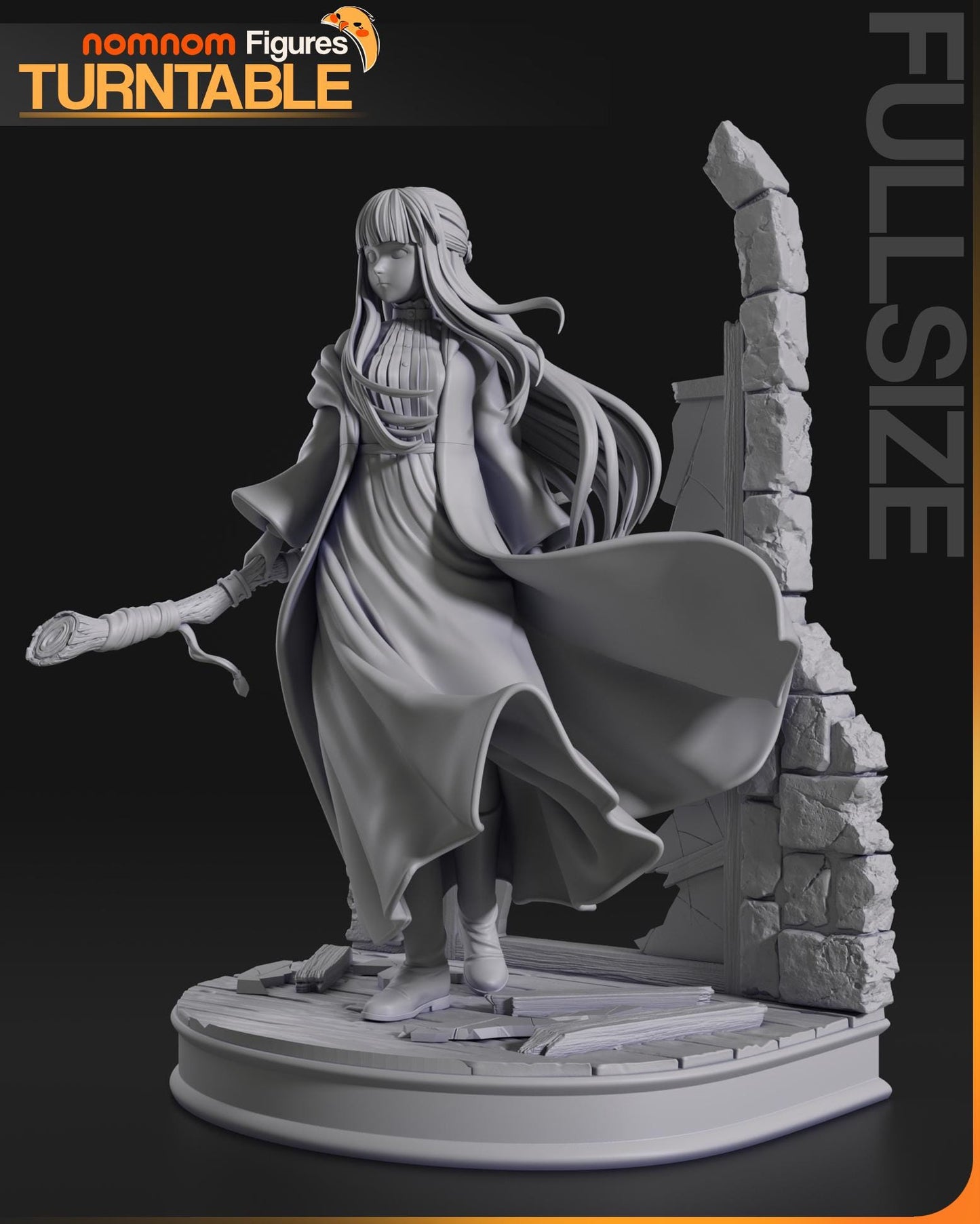 Fern Statue Model Kit by Nomnom Figures