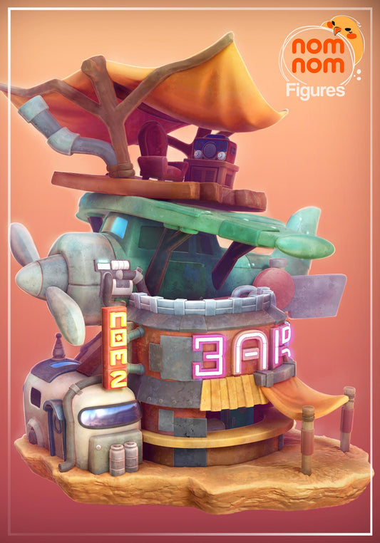 Chibi Flightbar Statue Model Kit by Nom Nom Figures