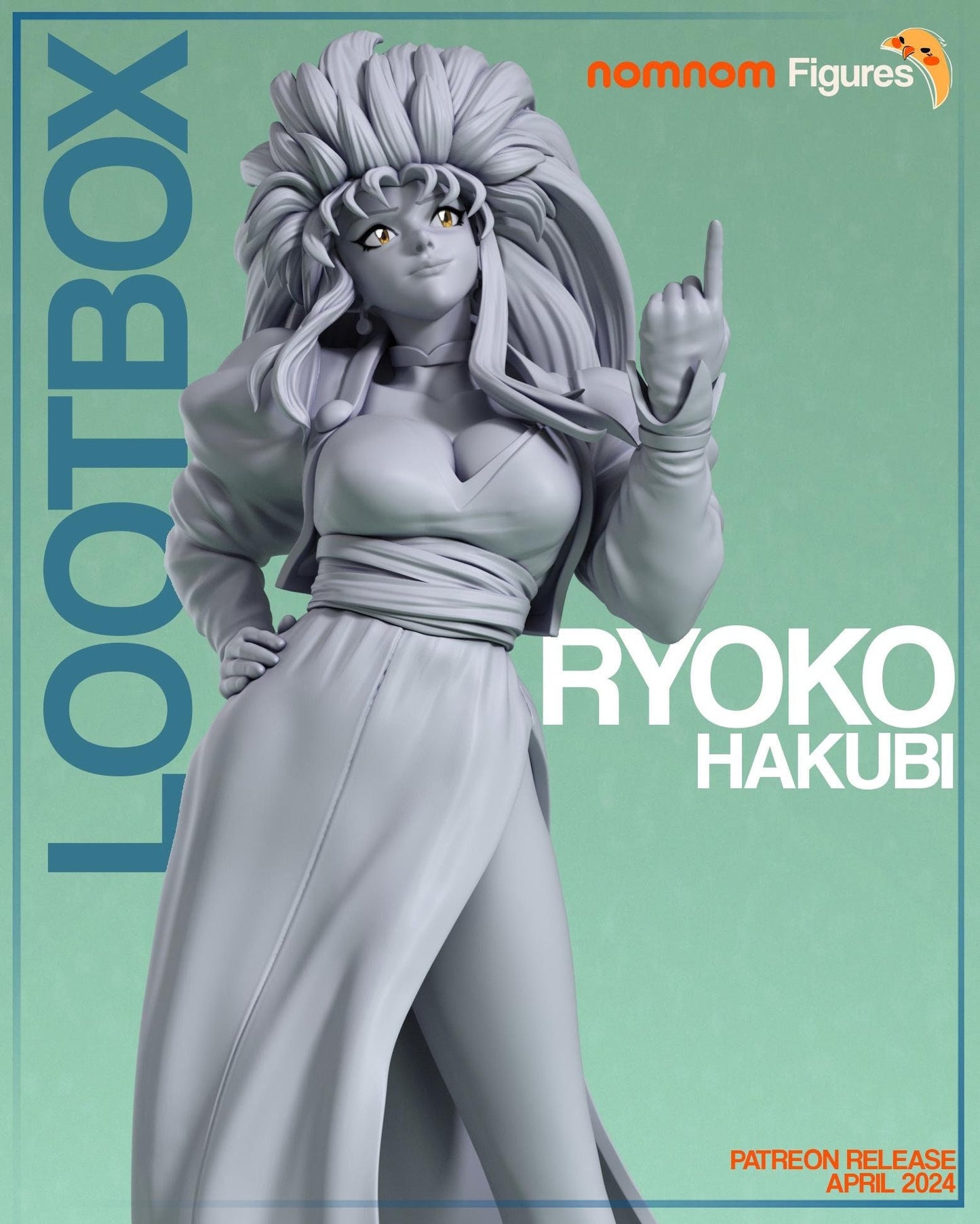 Ryoko Statue Model Kit by Nomnom Figures