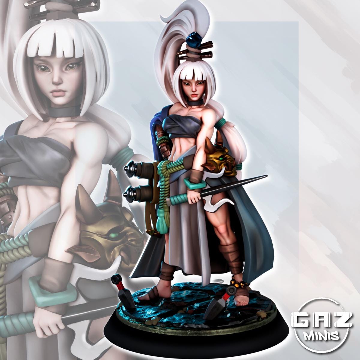 Rin Shadowdancer - Ninja by Gaz Minis