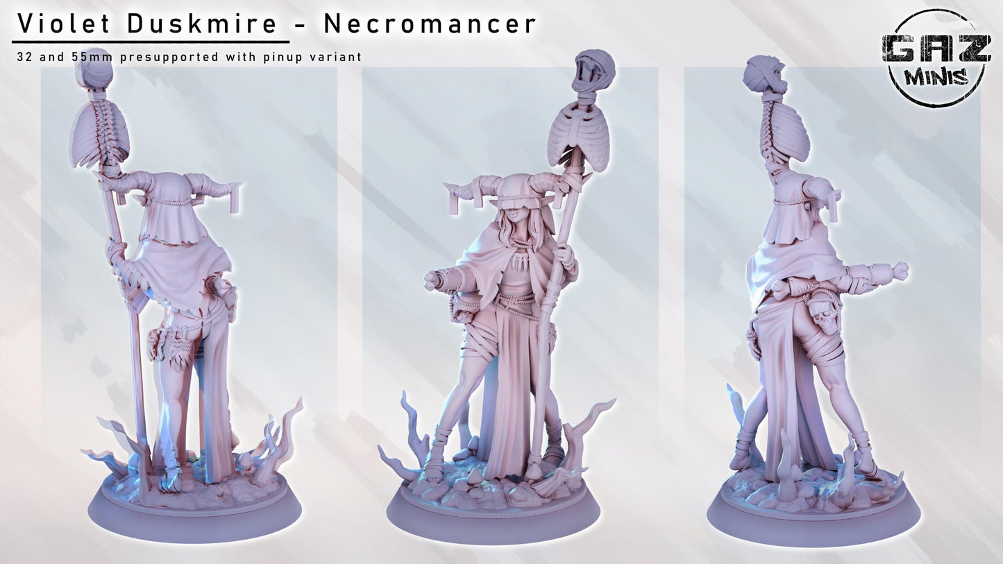 Violet Duskmire Necromancer by Gaz Minis