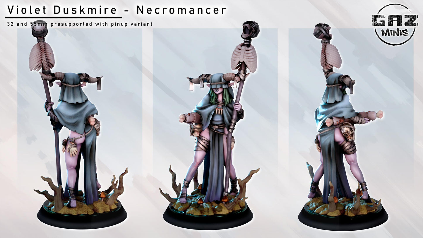 Violet Duskmire Necromancer by Gaz Minis