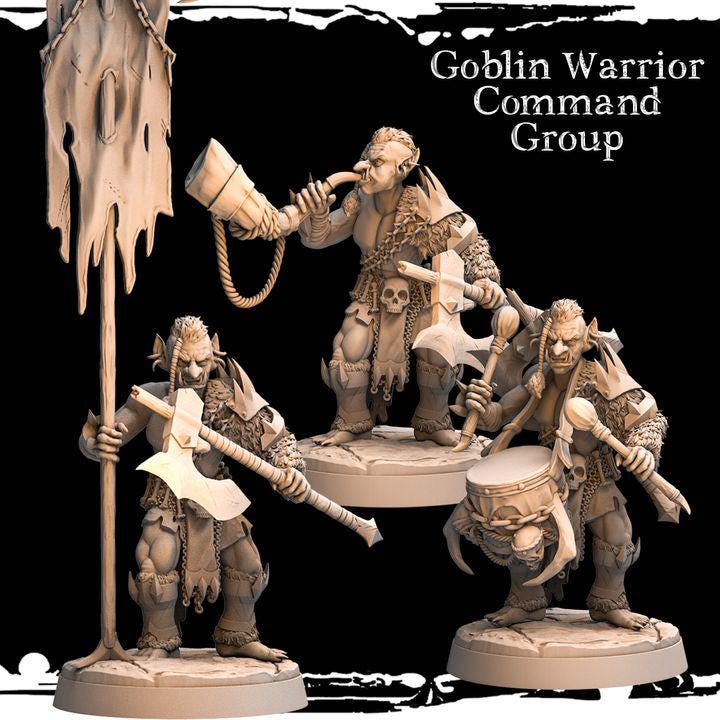 Command Group Warrior - Army of Darkness: Greenskins by Monolith Arts Miniatures