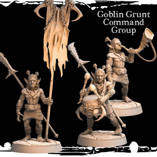 Command Group Grunt - Army of Darkness: Greenskins by Monolith Arts Miniatures