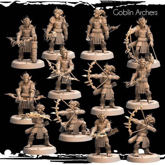 Goblin Archers - Army of Darkness: Greenskins by Monolith Arts Miniatures