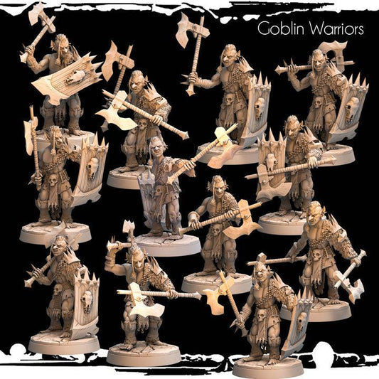 Goblin Warriors - Army of Darkness: Greenskins by Monolith Arts Miniatures